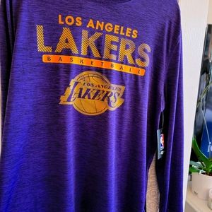 Lakers basketball long sleeve NBA official